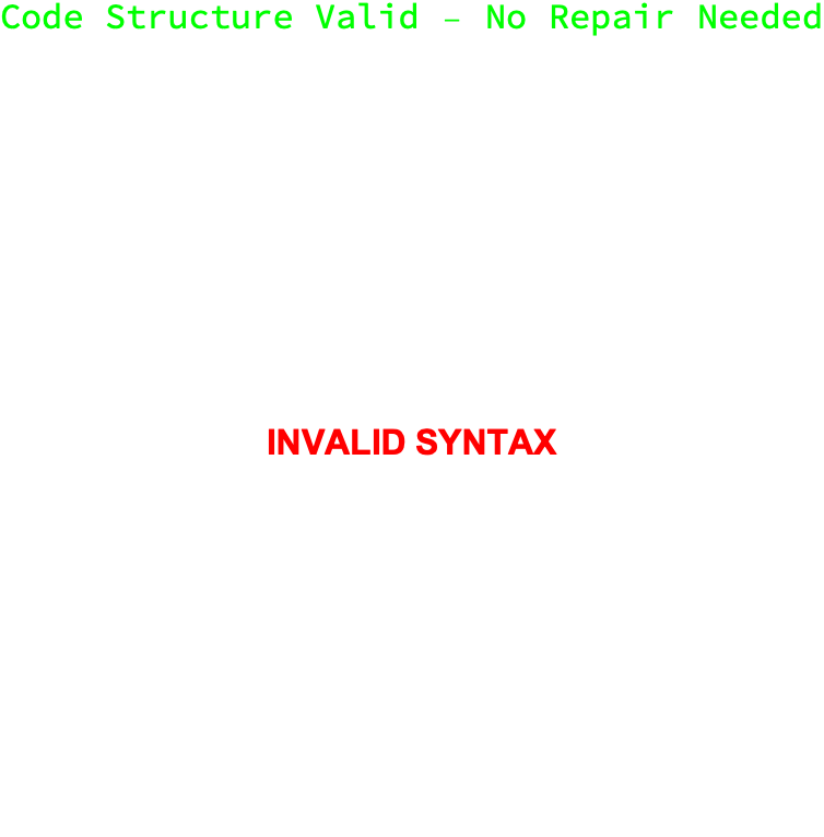 Missing Bracket No Repair